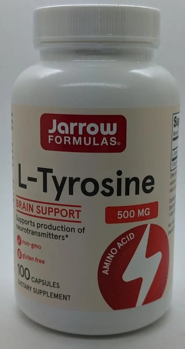 Jarrow Formulas Tyrosine 500mg 100 Capsules