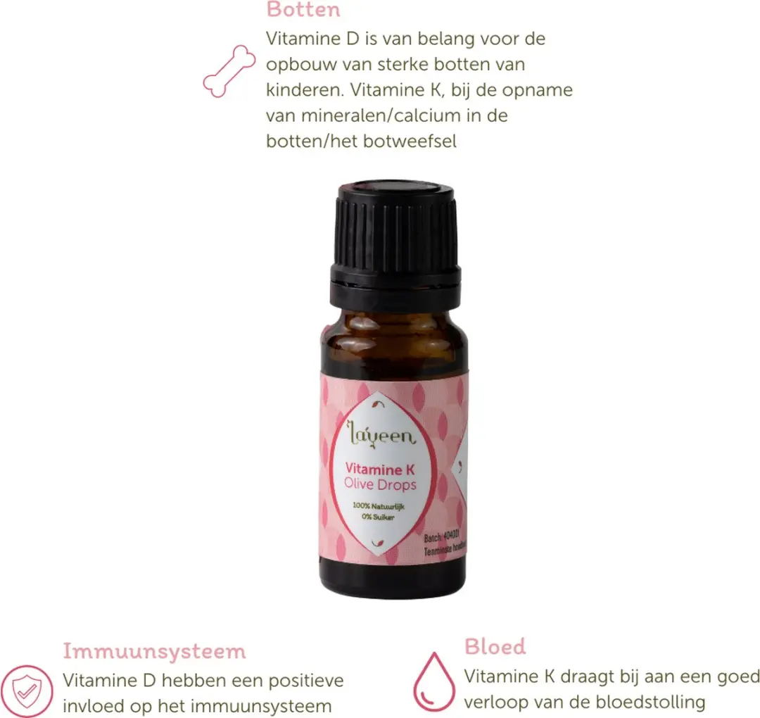 Laveen Olive Drops Zuigeling 10ml - Vitamine K