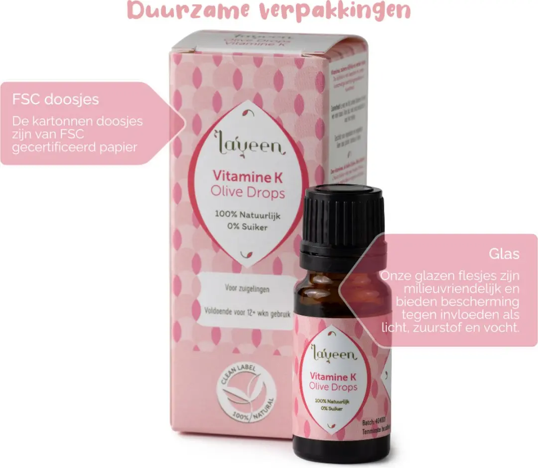 Laveen Olive Drops Zuigeling 10ml - Vitamine K