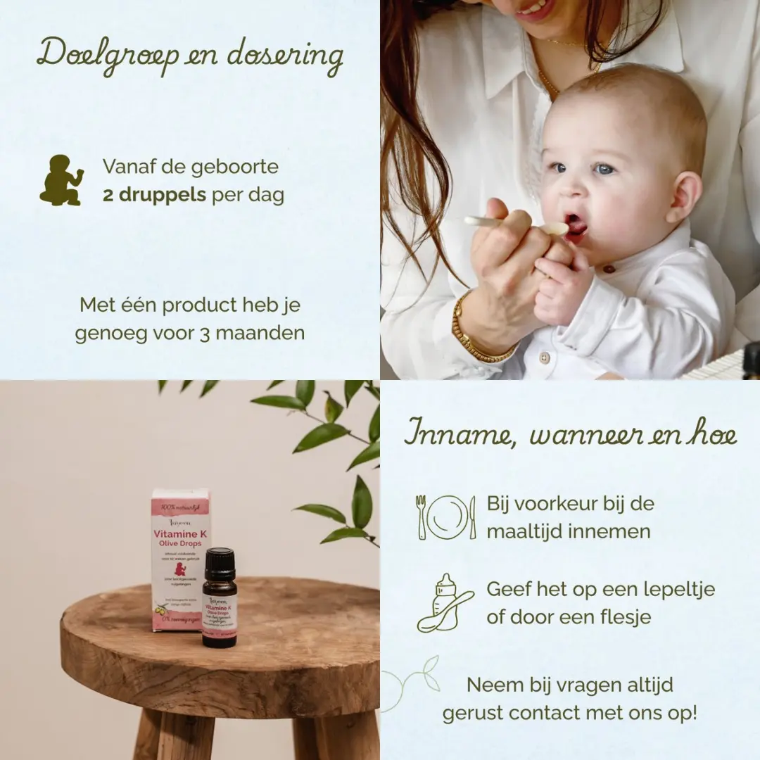 Laveen Olive Drops Zuigeling 10ml - Vitamine K