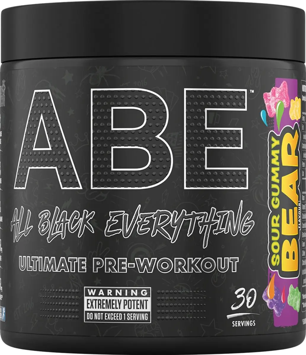 Applied Nutrition ABE Ultimate Pre-Workout 375g - 30 Porties - Smaak Sour Gummy Bear - afbeelding 6 van 6