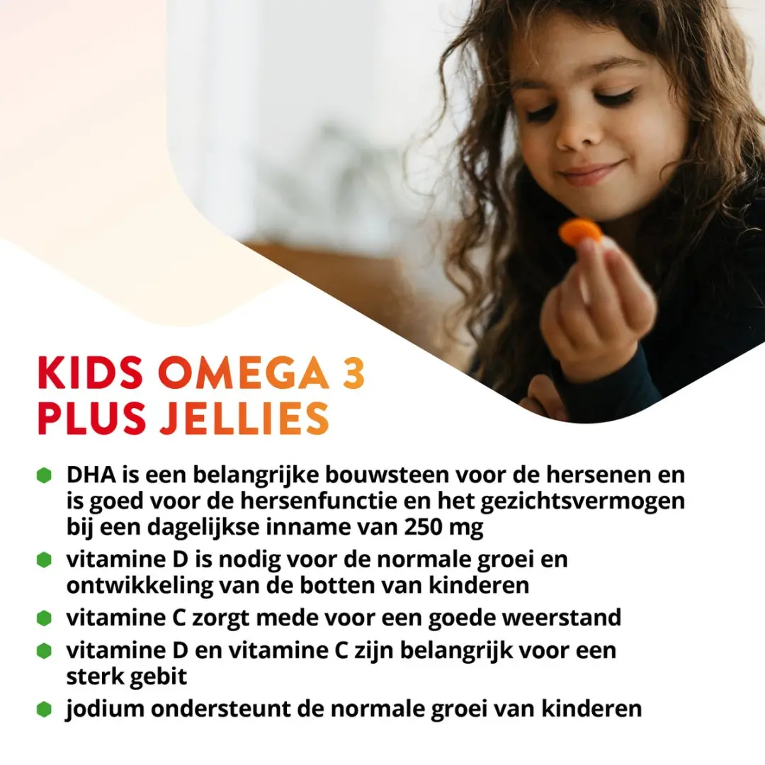 Vitals Kids Omega 3 Plus Jellies - 60 Kauwgels
