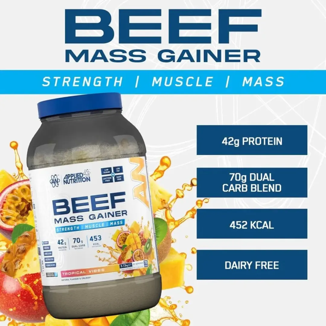 Applied Nutrition Beef Mass Gainer Cola Millions 3.13kg
