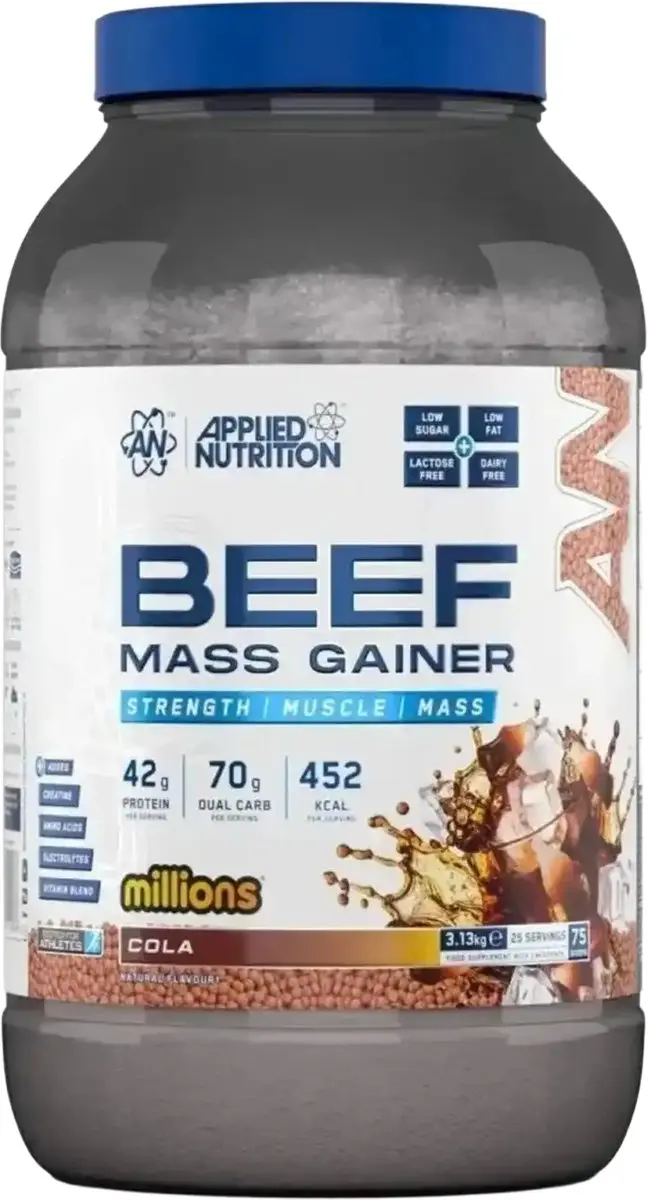 Applied Nutrition Beef Mass Gainer Cola Millions 3.13kg