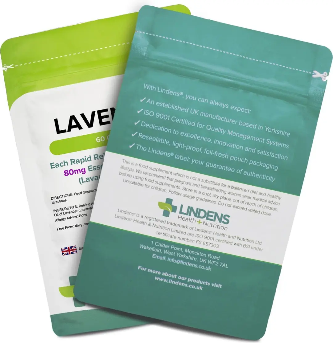 Lindens Lavendel Etherische Olie 60 Capsules
