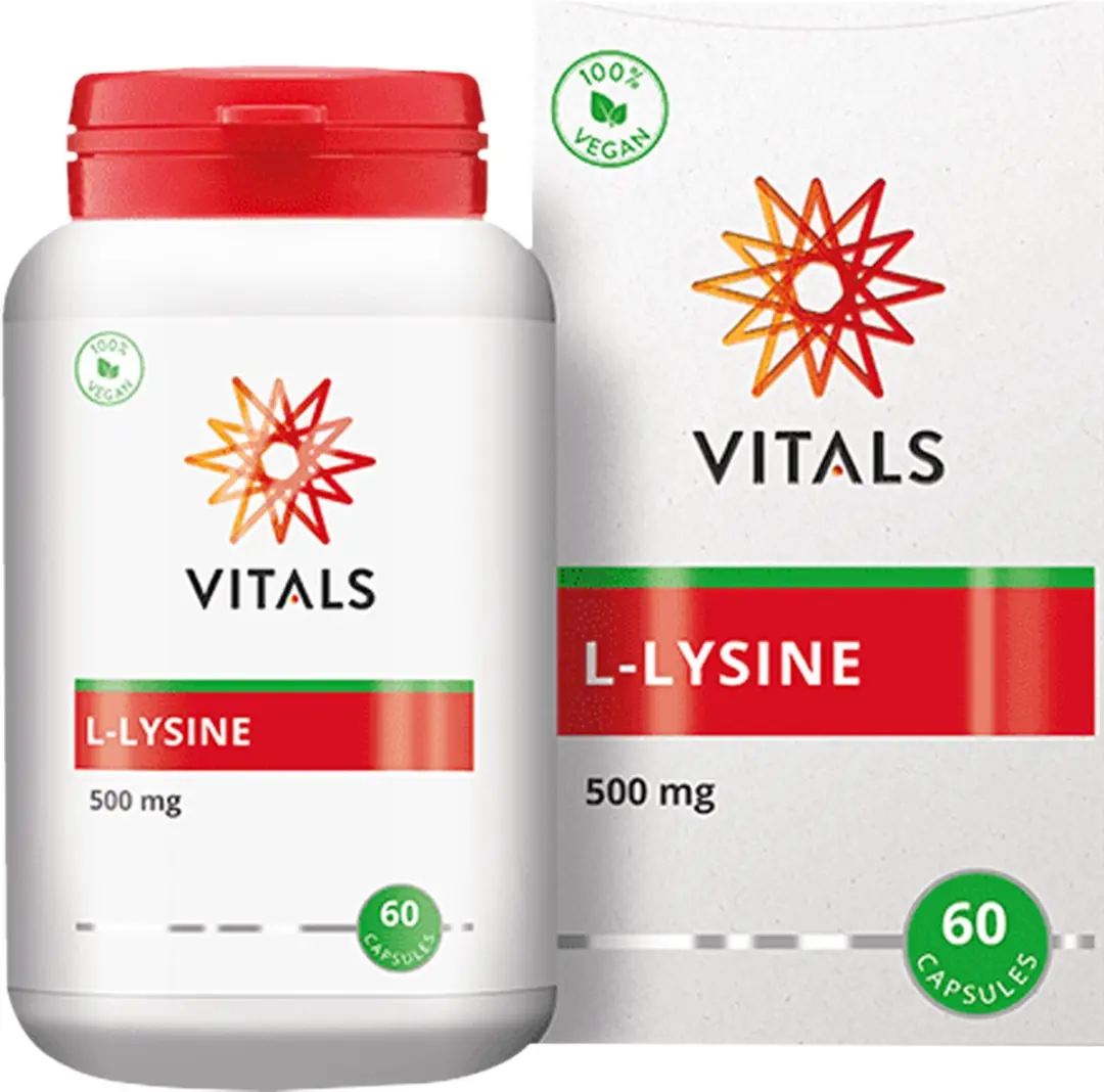 Vitals L-Lysine 500mg - 60 Capsules