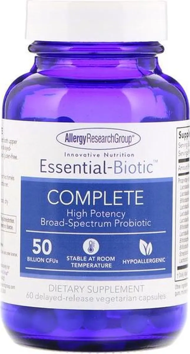 Allergy Research Group Essential-Biotic Complete 60 Capsules