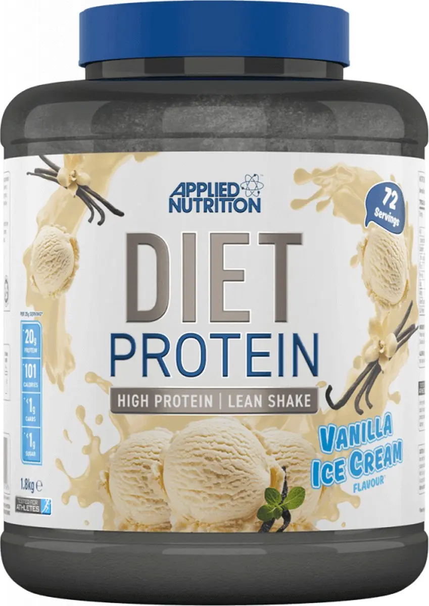 Applied Nutrition Diet Whey Vanilla Ice Cream 2000g Eiwitpoeder