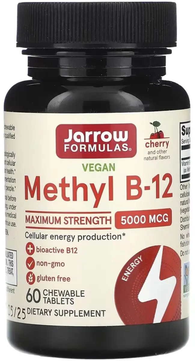 Jarrow Formulas Methyl B12 5000mcg