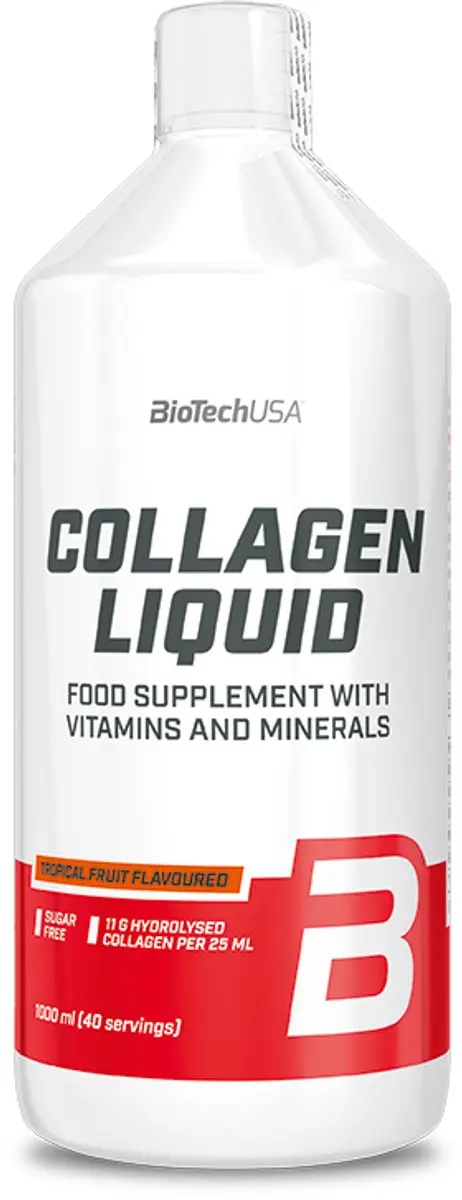 BioTechUSA Gehydrolyseerd Collageen Liquid 1000ml