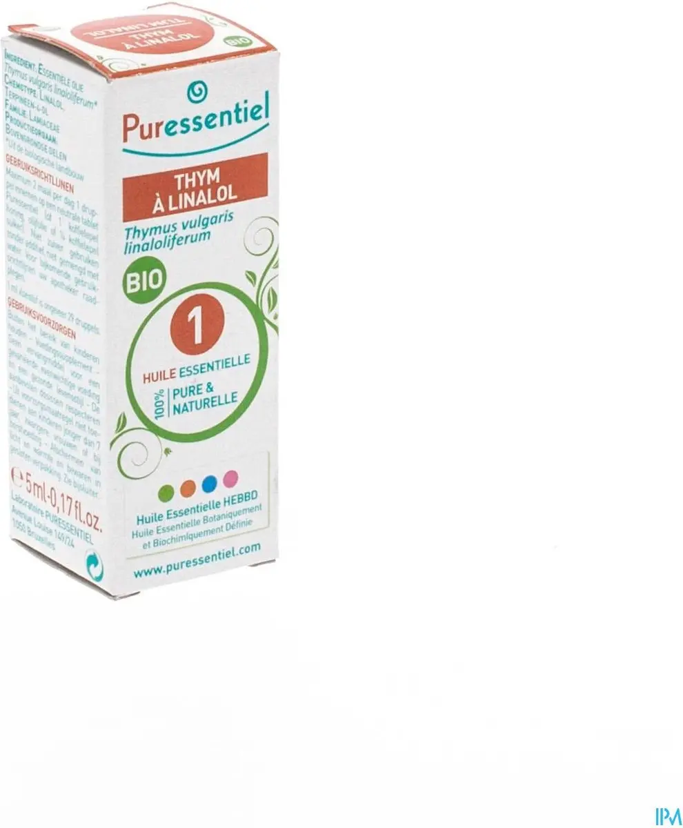 Puressentiel Eo Tijm Linalol Bio 5ml