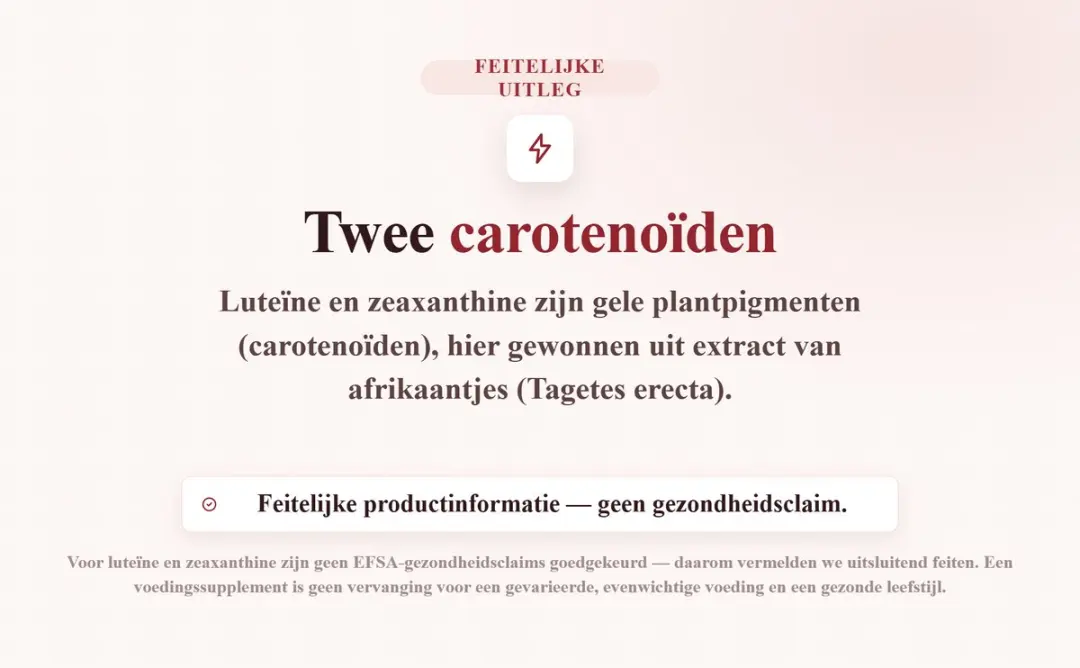 OstroVit Luteïne + Zeaxanthine 60 Capsules