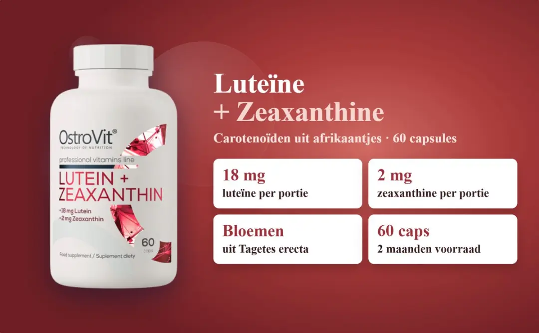 OstroVit Luteïne + Zeaxanthine 60 Capsules
