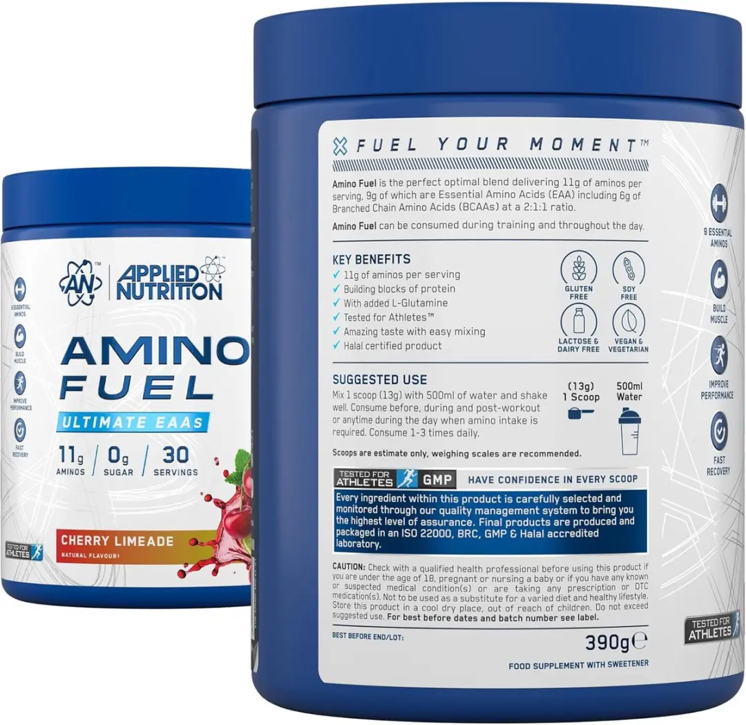 Applied Nutrition Amino Fuel EAA AFRM - 390g - Raspberry Mojito