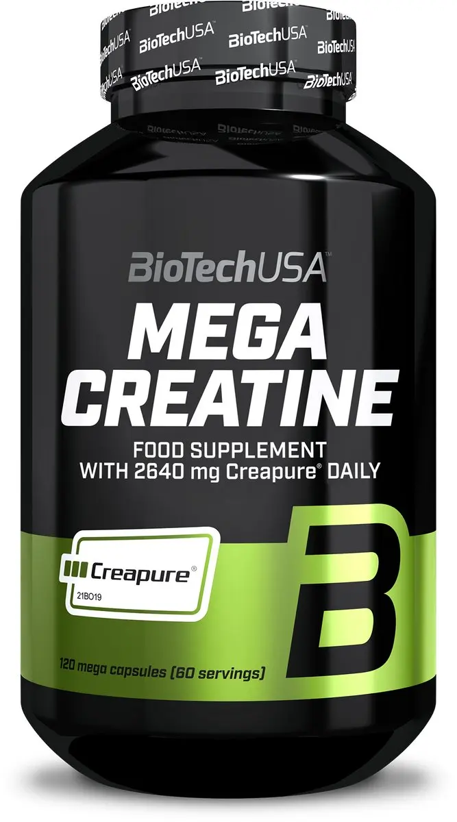 BioTechUSA Mega Creatine Creapure 120 Capsules
