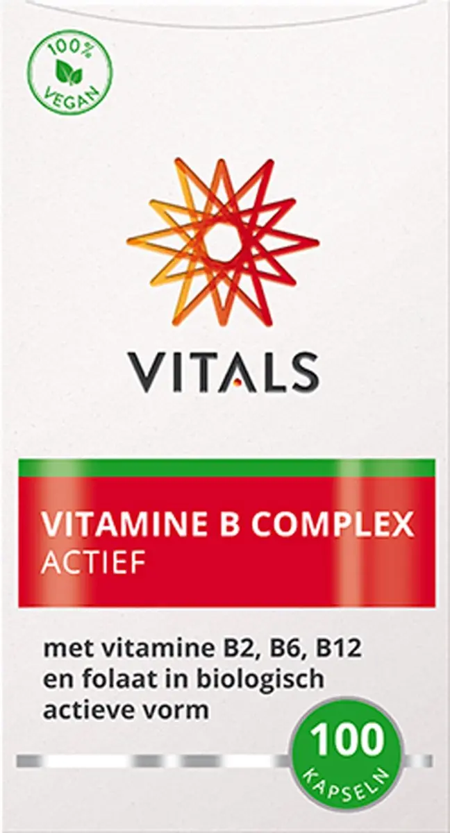 Vitals Vitamine B Complex Actief 100 Capsules