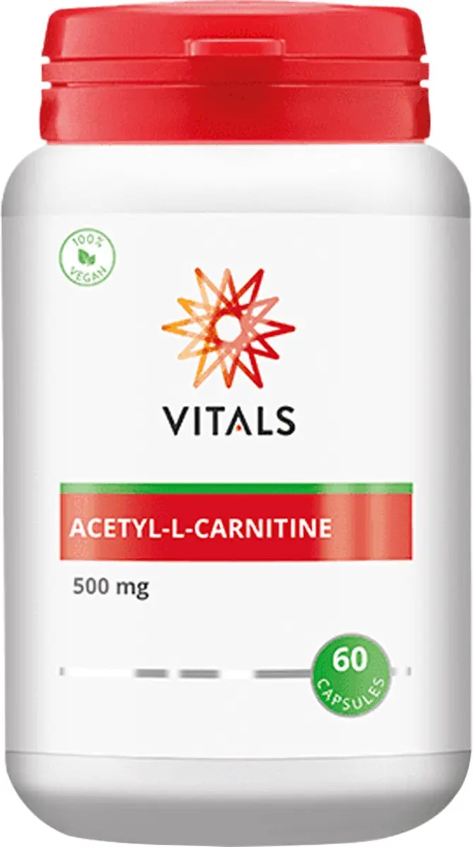 Vitals Acetyl-L-Carnitine 500mg - 60 Capsules
