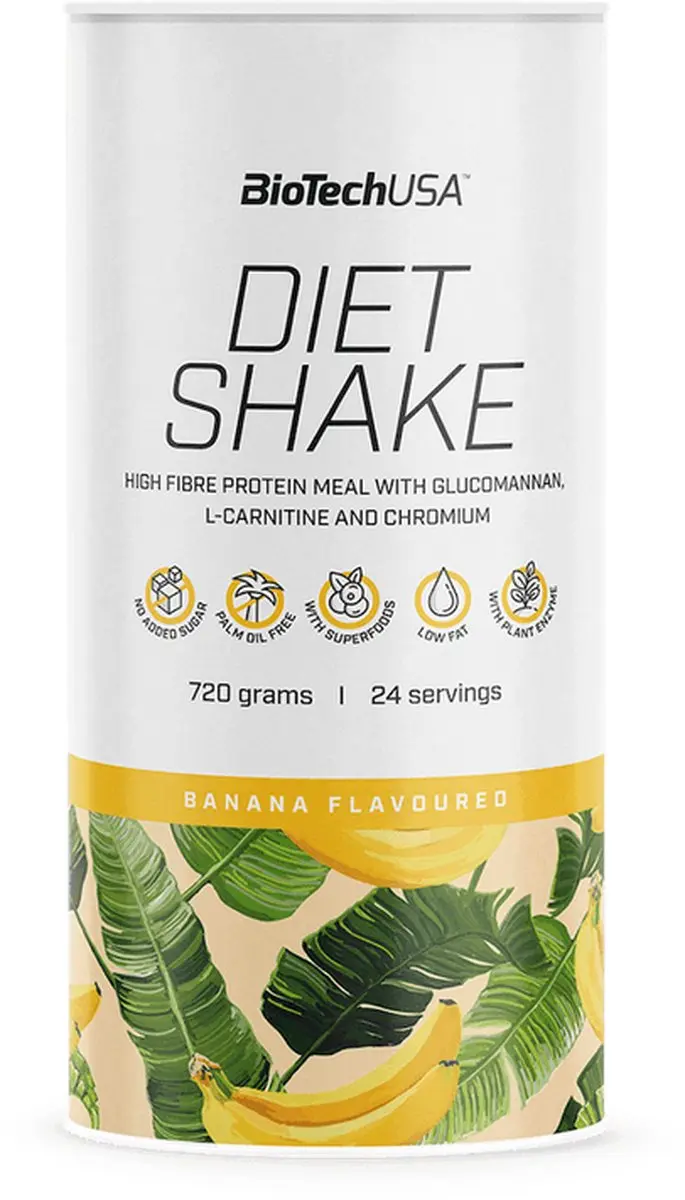 BioTechUSA Diet Shake 720g Banaan