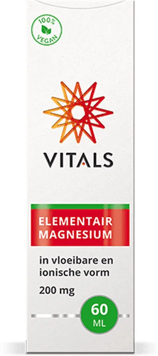 Vitals Elementair Magnesium 200mg - 60ml