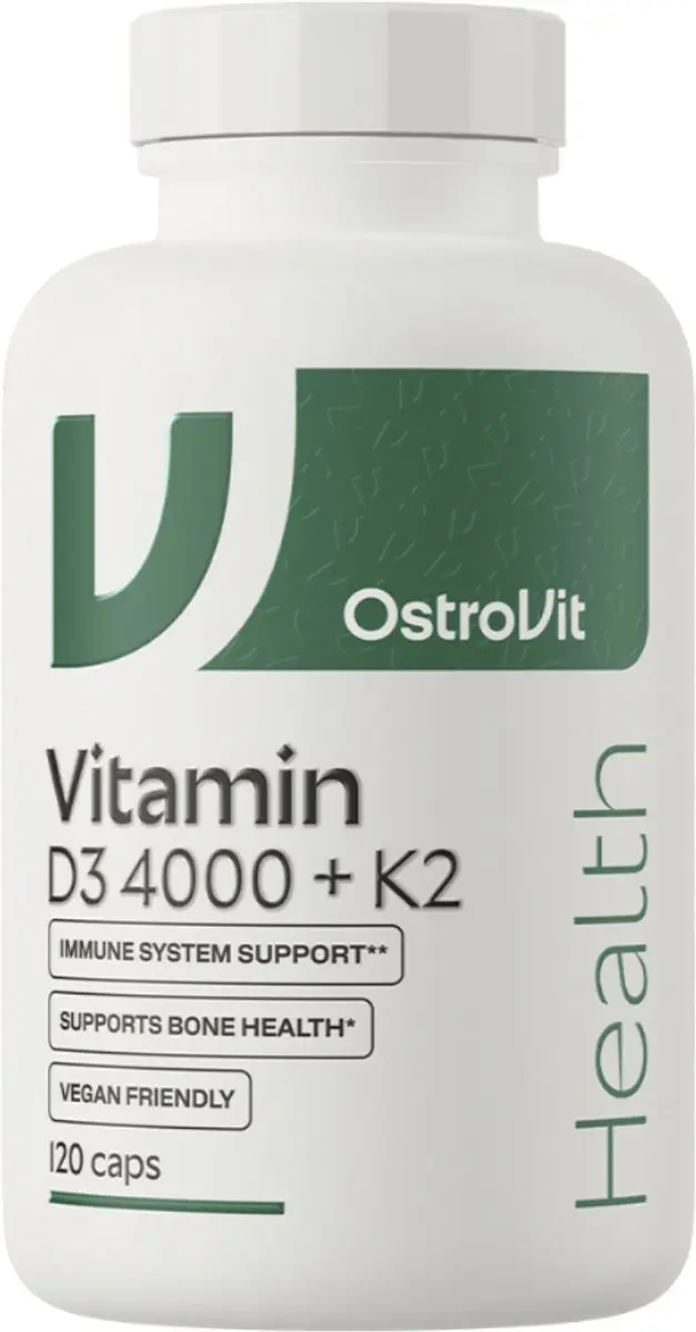 OstroVit Vitamine D3 4000 + K2 Vegan 120 Capsules