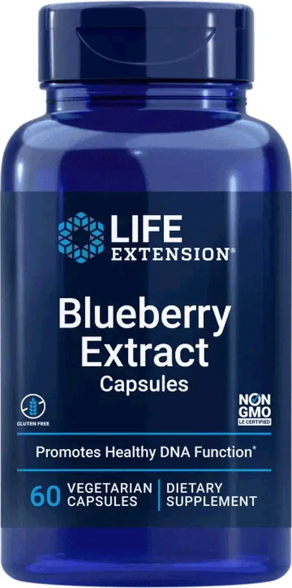 Life Extension Blauwe Bosbessen Extract 60 Capsules