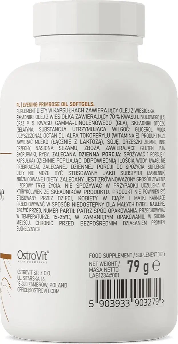OstroVit Teunisbloemolie 60 Capsules