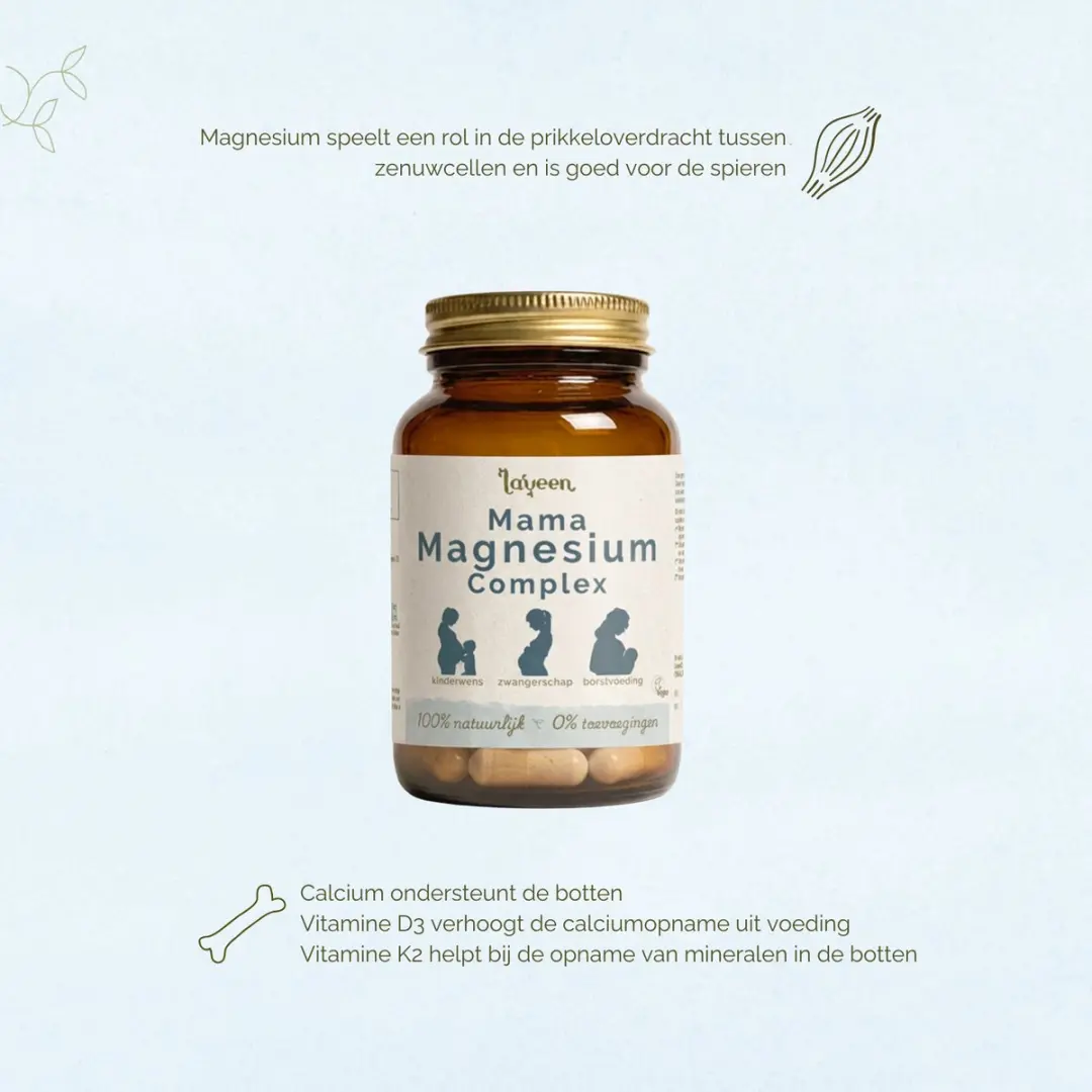 Laveen Mama Magnesium Complex 60 Stuks - Vegan