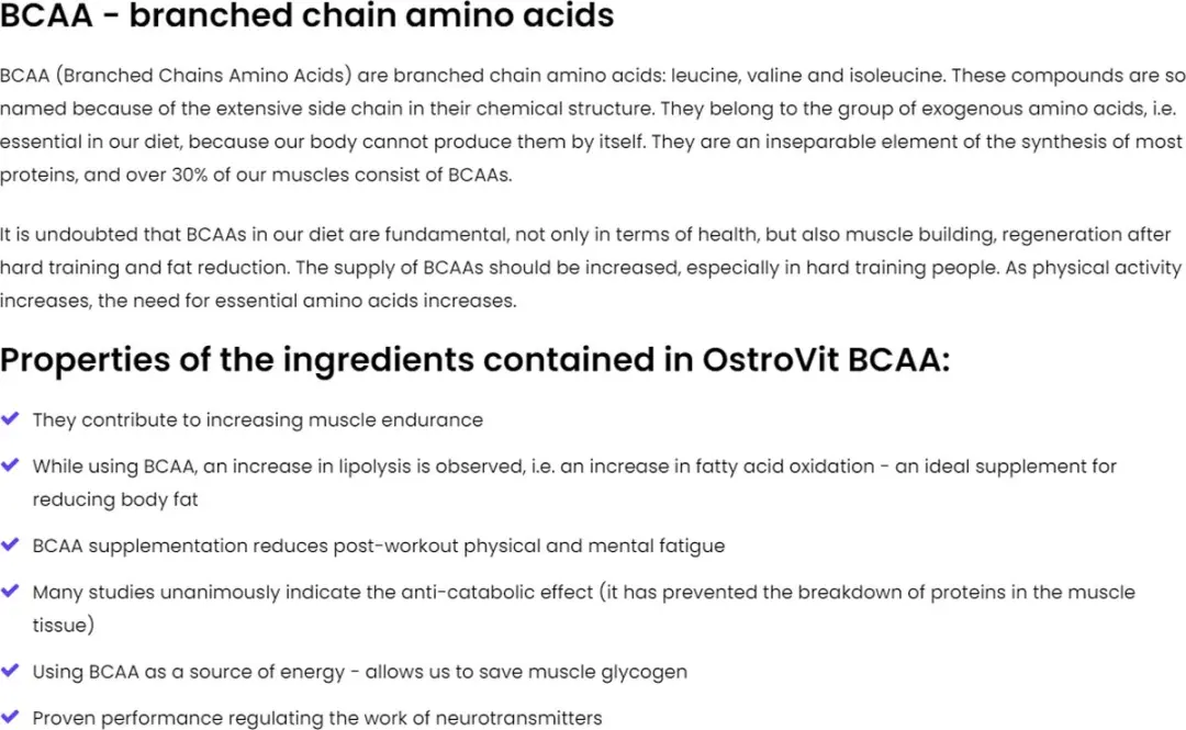 OstroVit BCAA 5000mg 150 Capsules