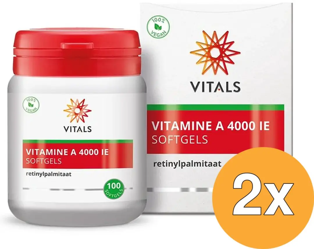 Vitals Vitamine A 4000 IE 200 Softgels