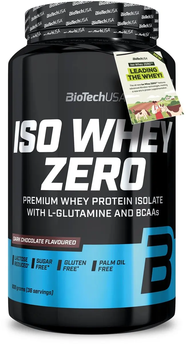 BioTechUSA Iso Whey Zero Pure Chocolade 908g