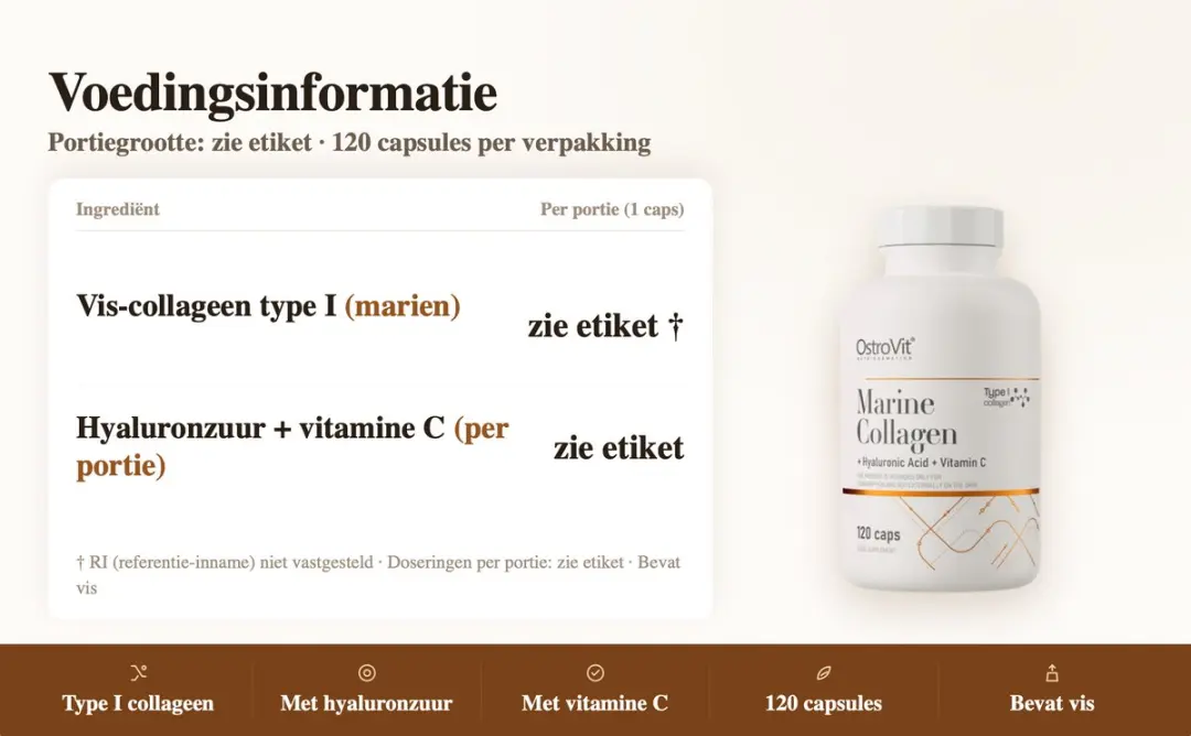 OstroVit Marine Collageen 120 Capsules - 86g