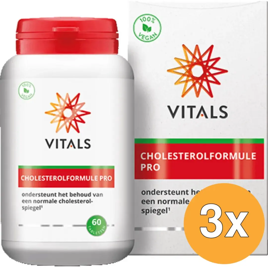 Vitals Cholesterolformule Pro 60 tabletten