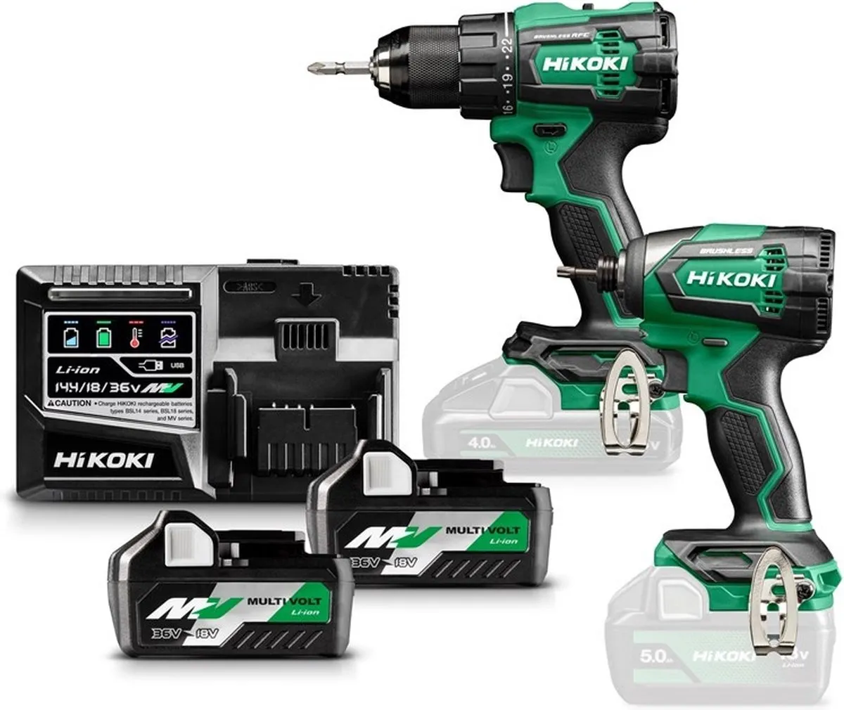 Hikoki KC18DEWAZ CombiSet 18V