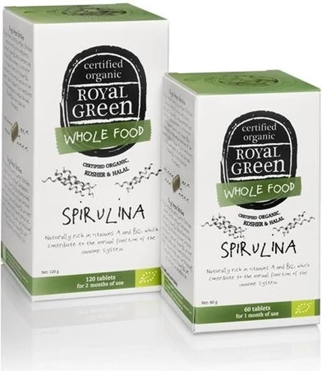 Royal Green Spirulina 60g - 60 Stuks