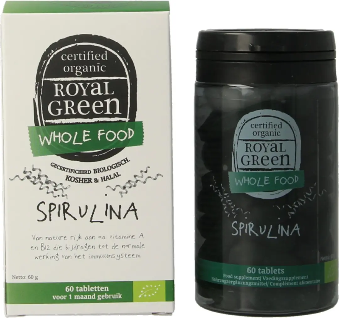 Royal Green Spirulina 60g - 60 Stuks