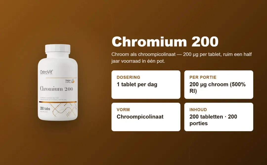OstroVit Chroom 200mg 200 Tabletten
