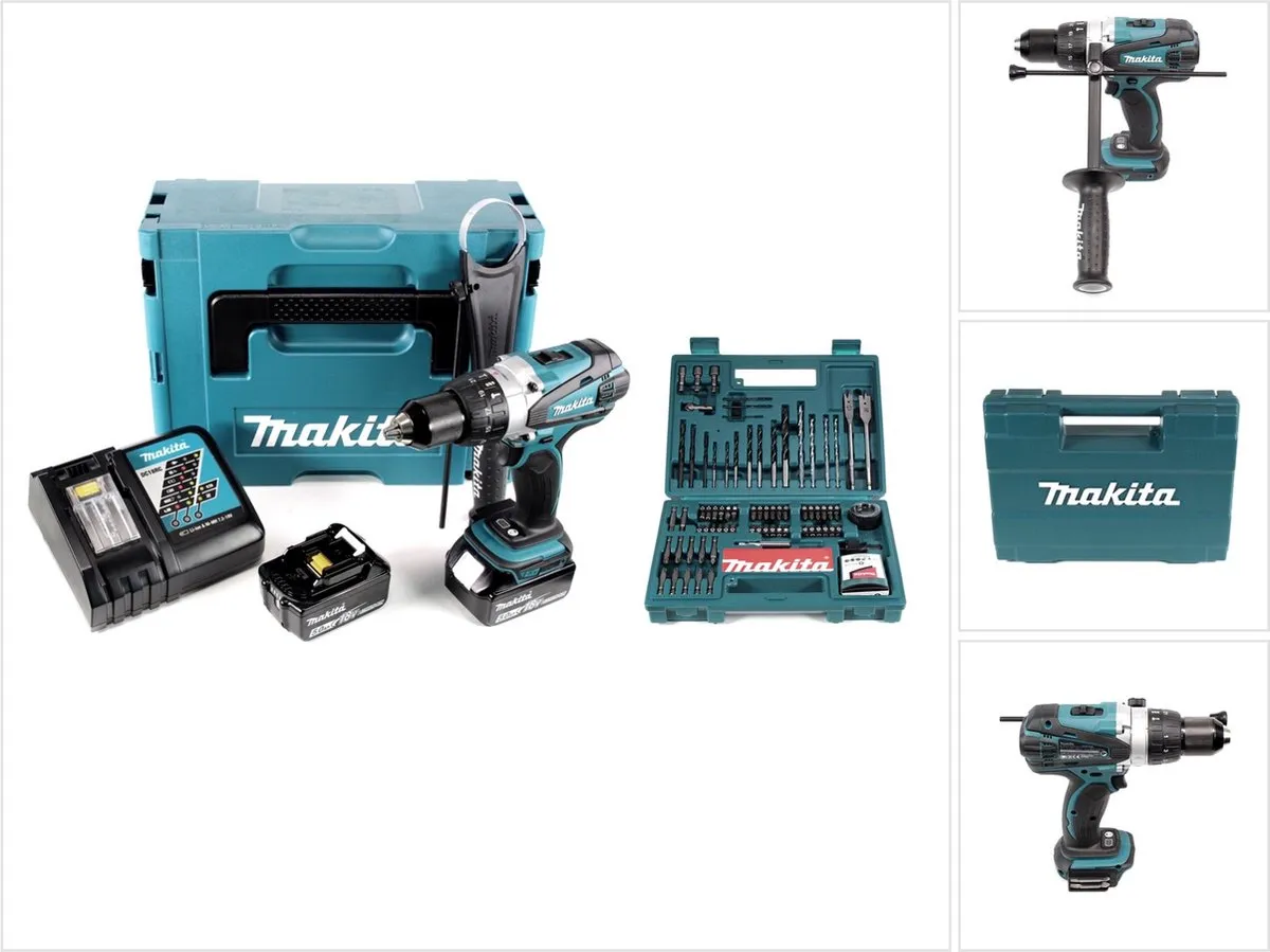 Makita DHP 458 RTJ Klopboormachine