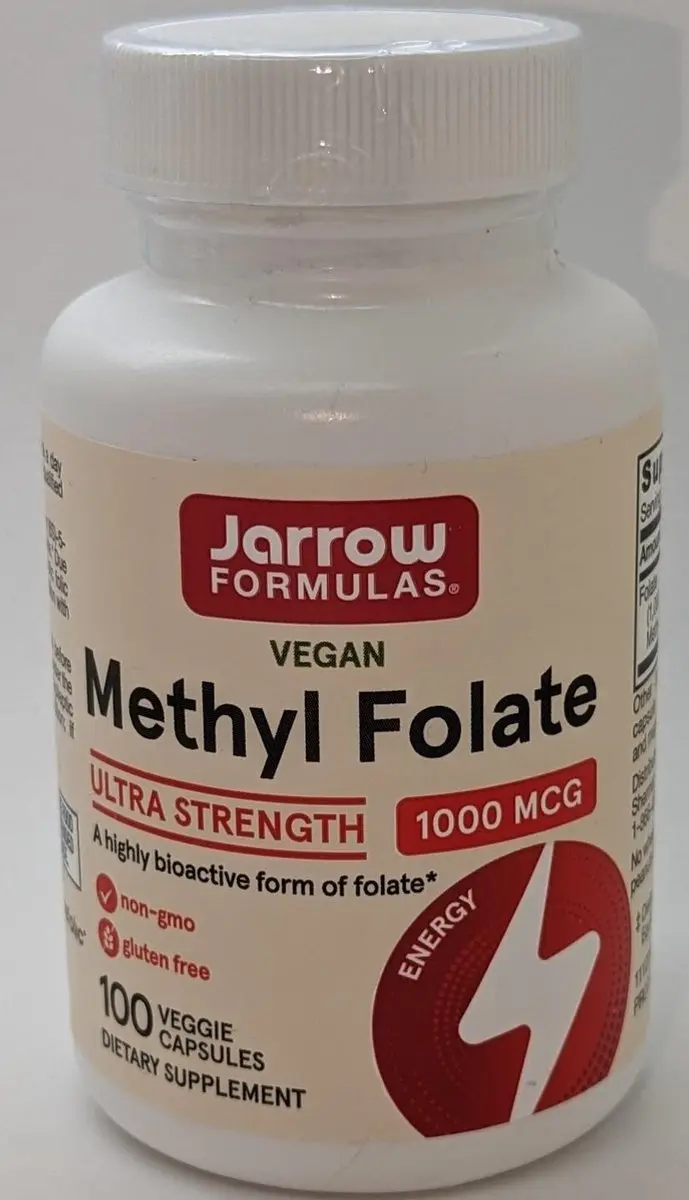 Jarrow Formulas 5-MTHF Methylfolaat 1000mcg - 100 Capsules