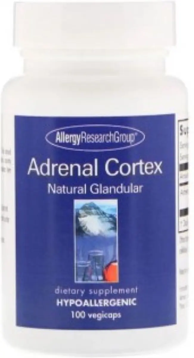 Allergy Research Group Adrenal Cortex Natural Glandular 100 Veggiecaps