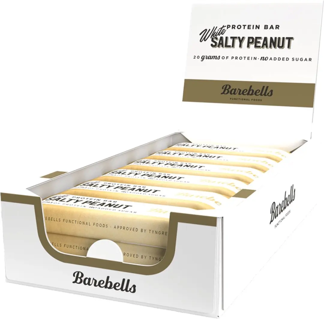 Barebells Eiwitreep Salty Peanut/White Chocolate 12x55g