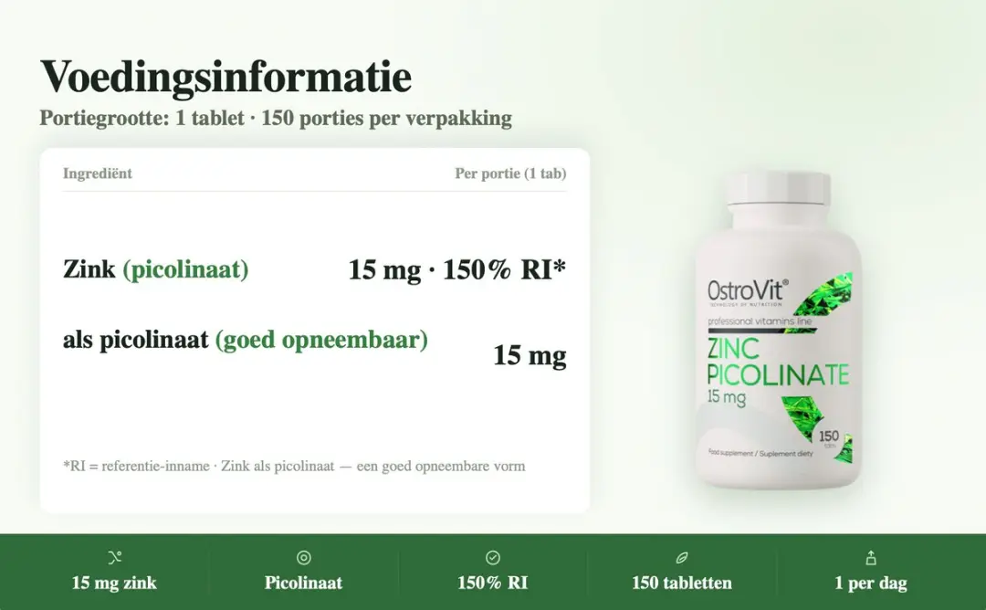 OstroVit Zinkpicolinaat 150 Tabletten