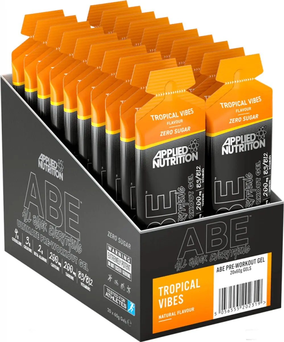 Applied Nutrition ABE Ultimate Pre-Workout Gel 1200g - 20x60g Tropical Vibes
