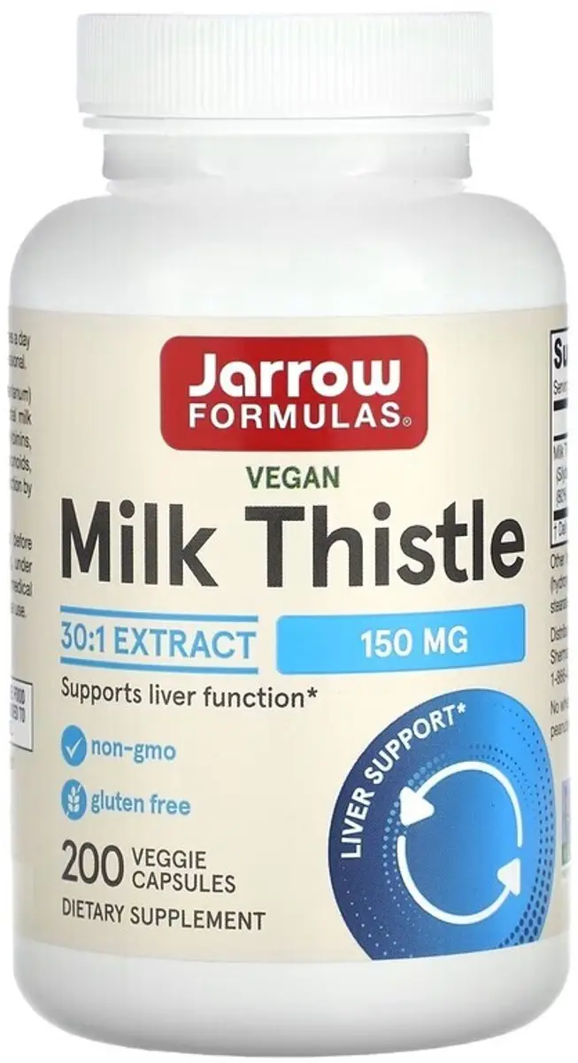 Jarrow Formulas Mariadistel 200 Capsules - 150mg