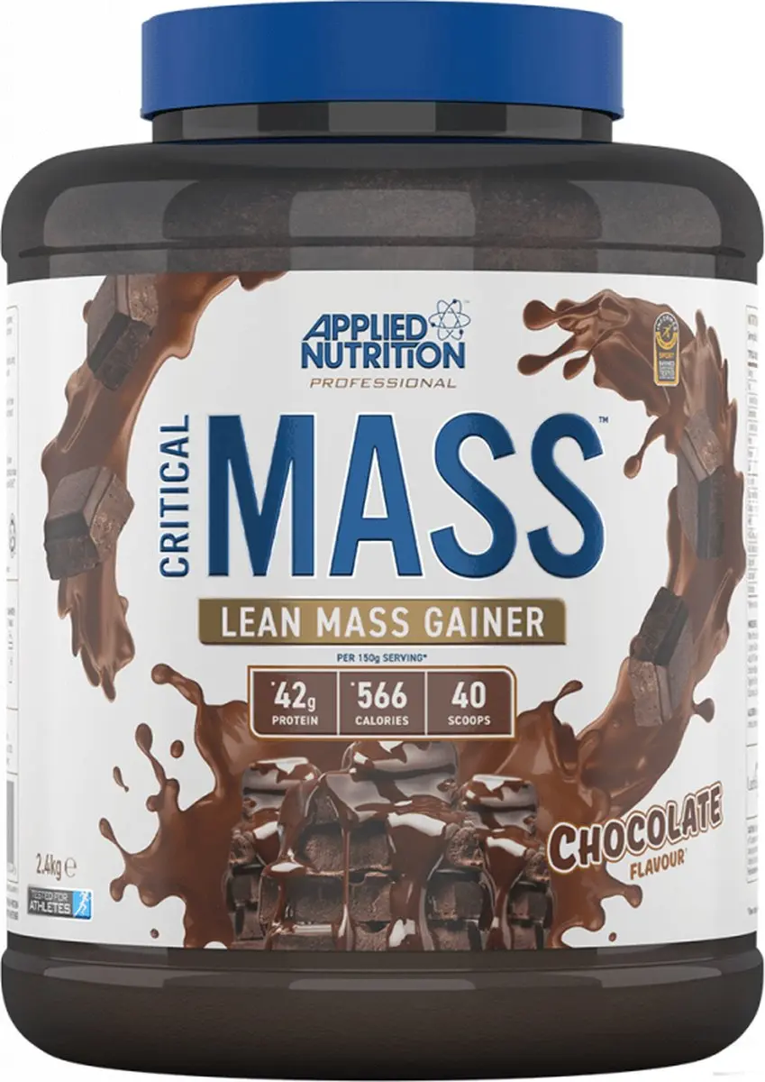 Applied Nutrition Critical Mass Weight Gainer 2400g - 40 Scoops - afbeelding 6 van 6