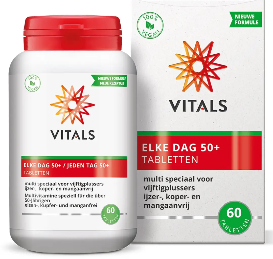 Vitals Elke Dag 50+ Multivitamine