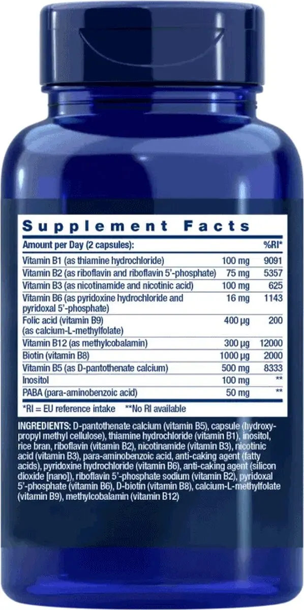Life Extension BioActive Vitamine B-Complex 60 Capsules