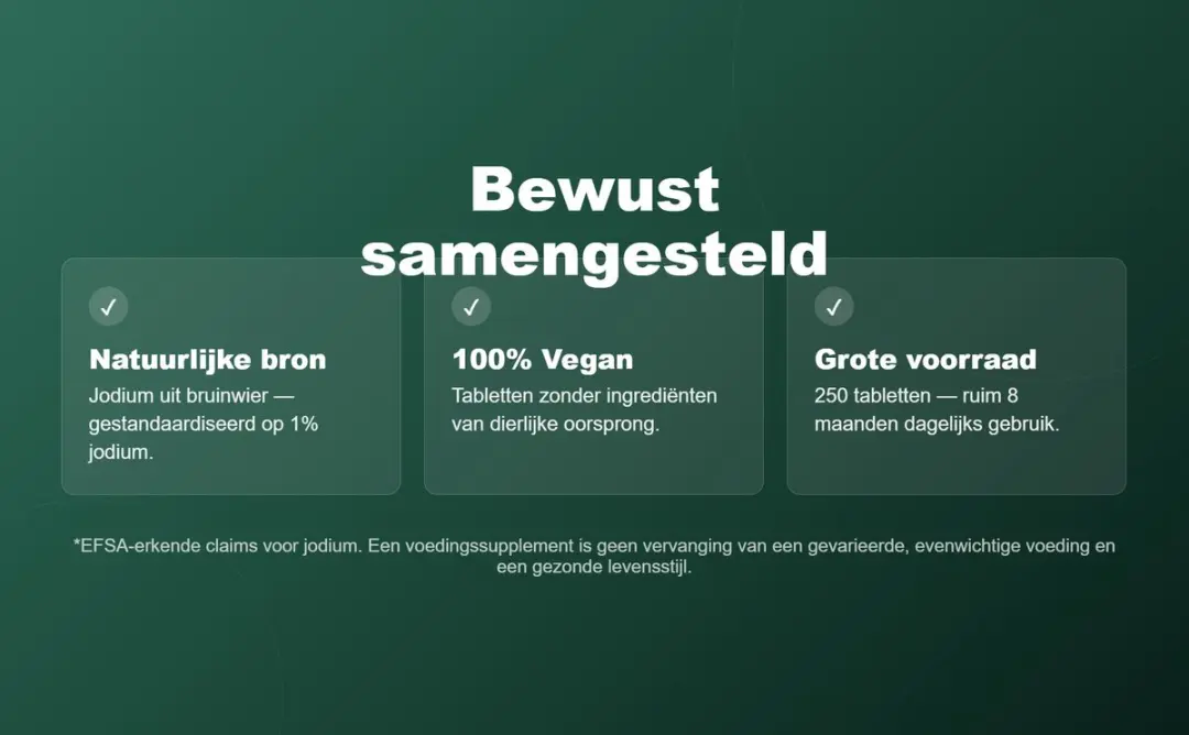OstroVit Kelp Jodium 250 Veganistische Tabletten - 119g