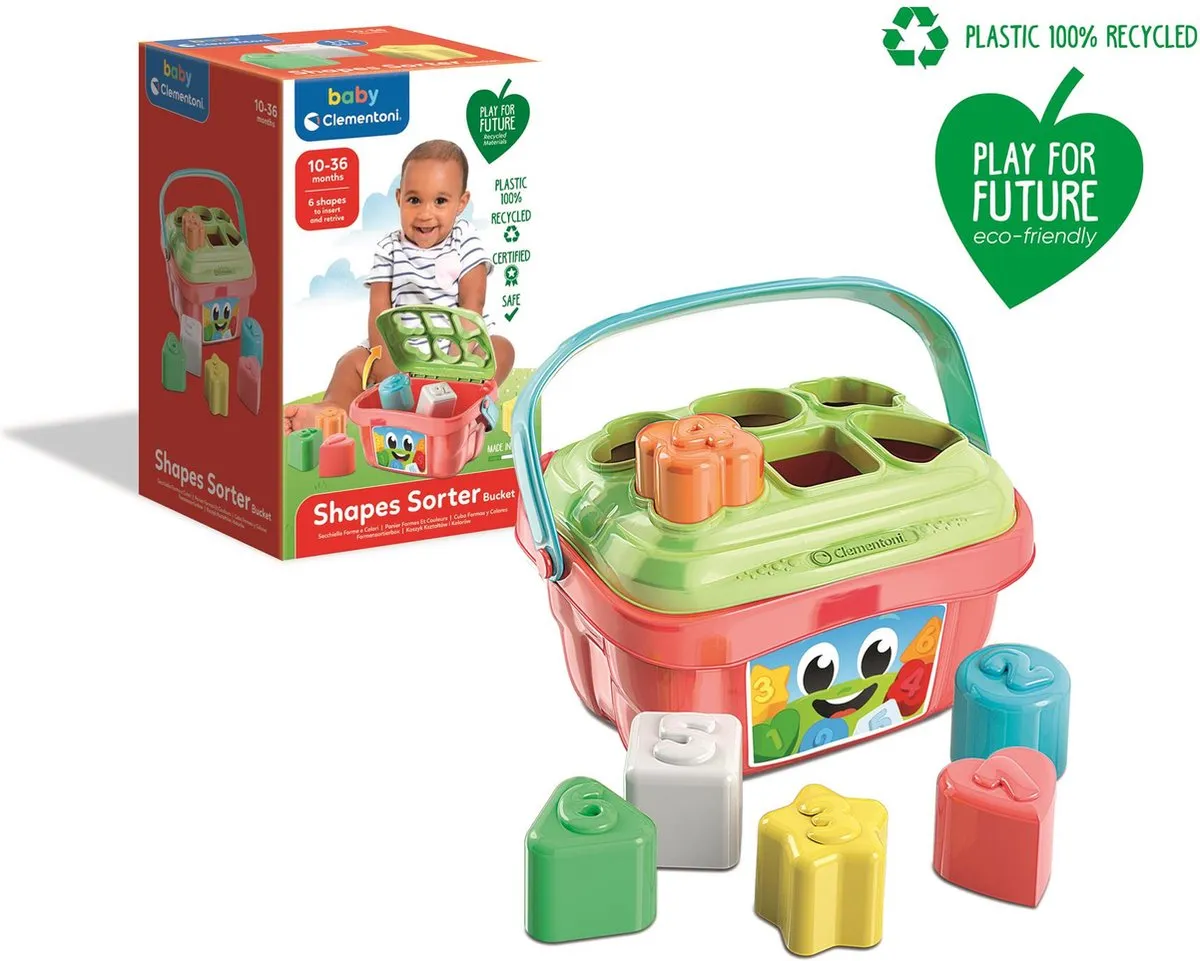 Clementoni Shape Sorter 17106 Vormenstoof - Multi Kleur