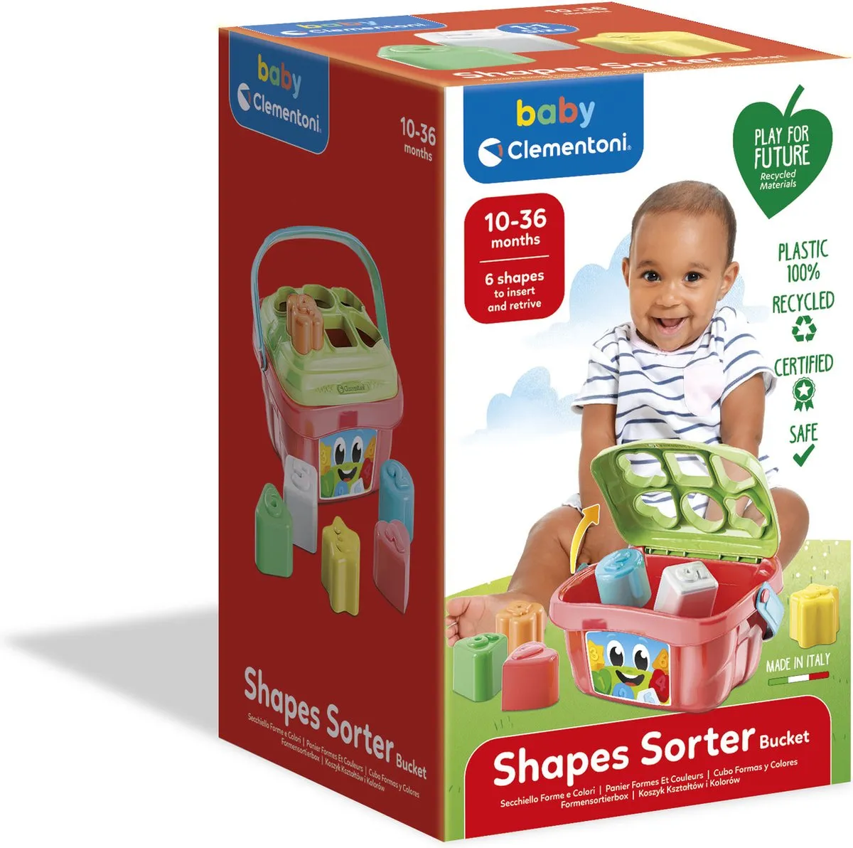 Clementoni Shape Sorter 17106 Vormenstoof - Multi Kleur