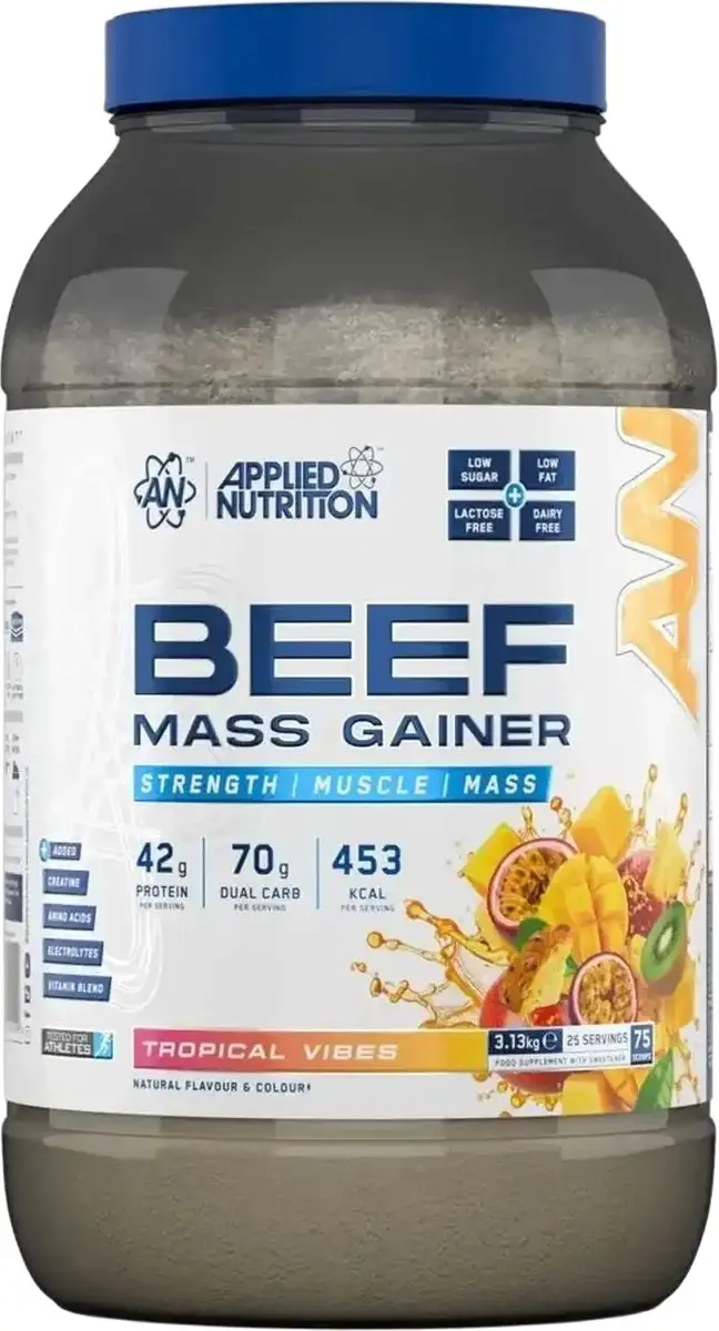 Applied Nutrition Beef Mass Gainer Tropical Vibes 3.13kg